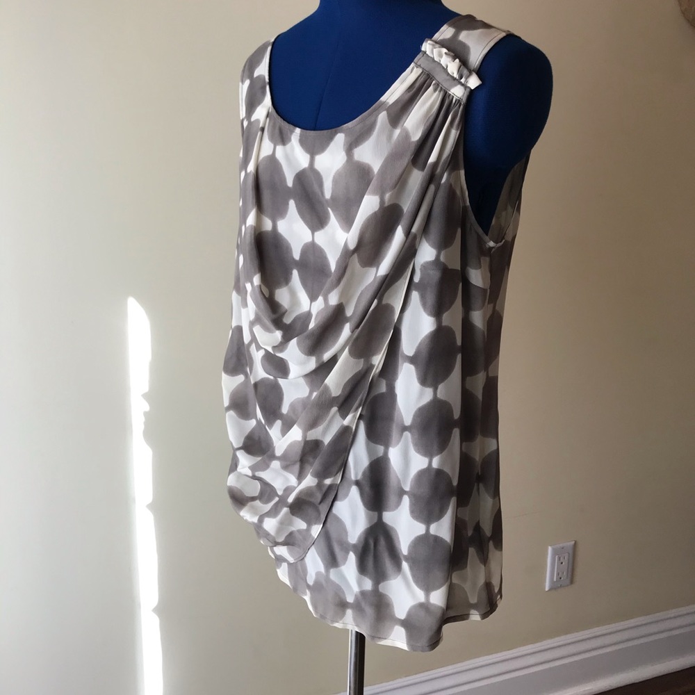 Anthropologie’s “Maeve” Sleeveless Silk Blouse